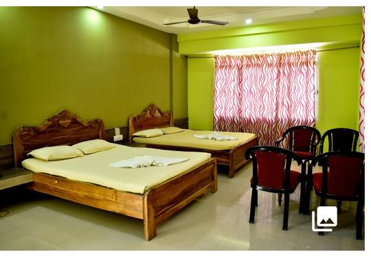 Fur bed with balcony non AC Rs1650